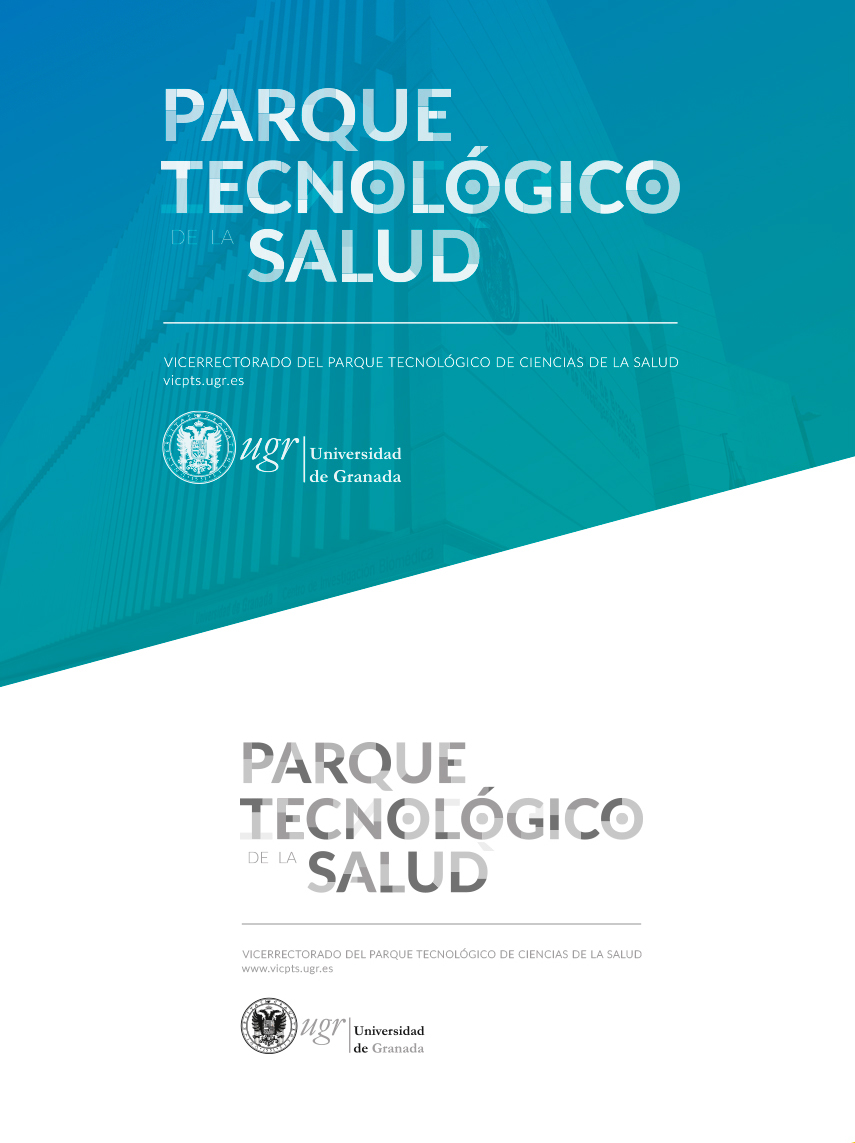 Identidad corporativa Vicerrectorado del Parque Tecnológico de Ciencias de la Salud / Universidad de Granada
